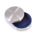 Round Box - Brushed Silver